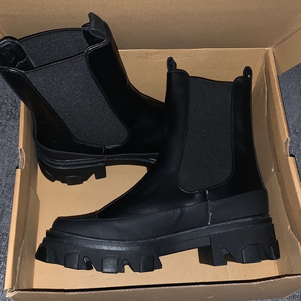 Black Combat Boots